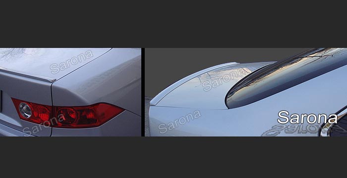 Custom Acura TSX Trunk Wing  Sedan (2004 - 2008) - $139.00 (Manufacturer Sarona, Part #AC-049-TW)
